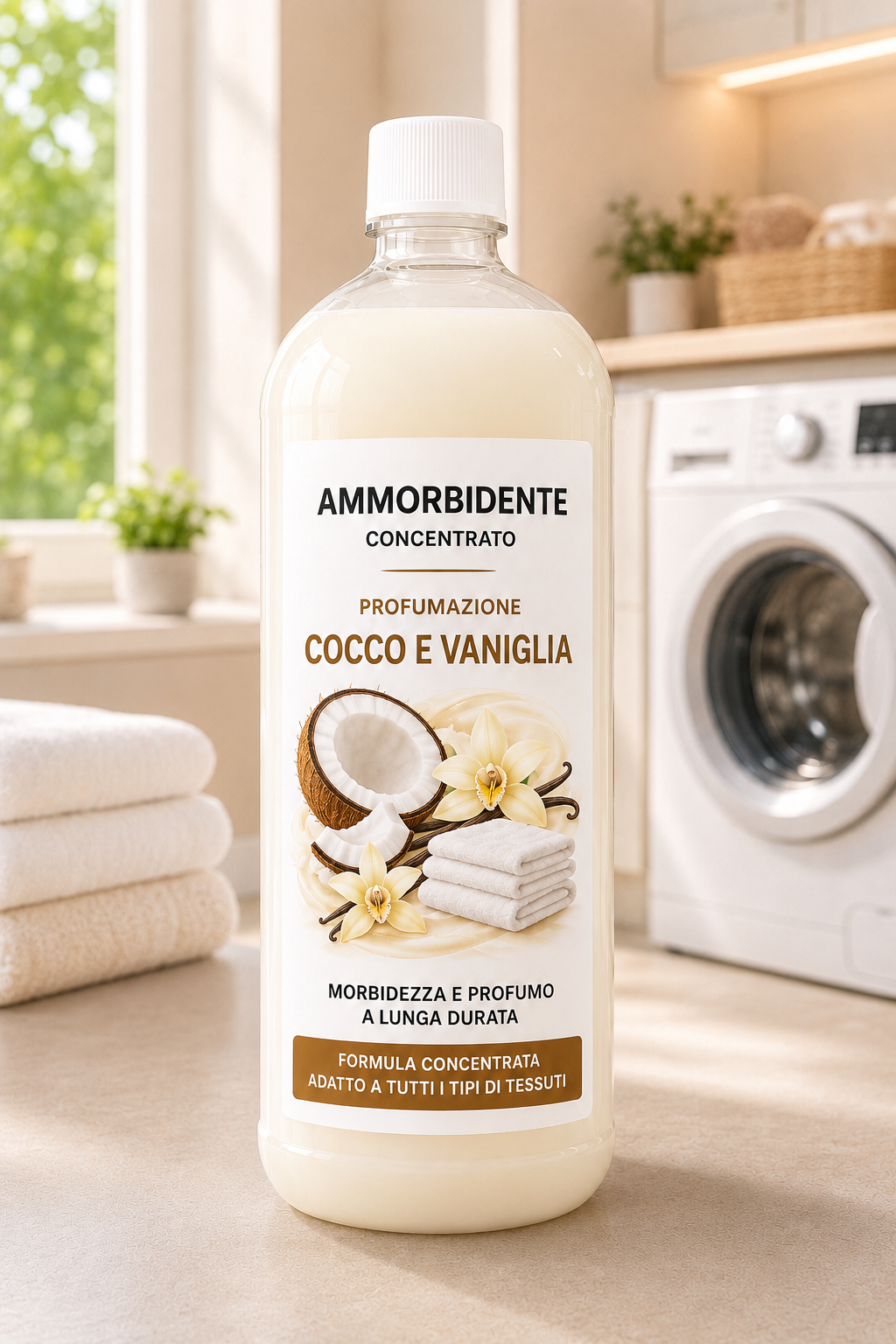 Ammorbidente Lavatrice Cocco e Vaniglia