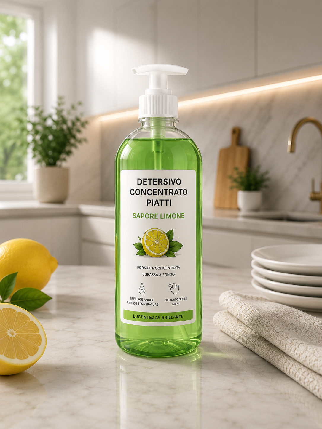 Detersivo Concentrato Piatti Limone
