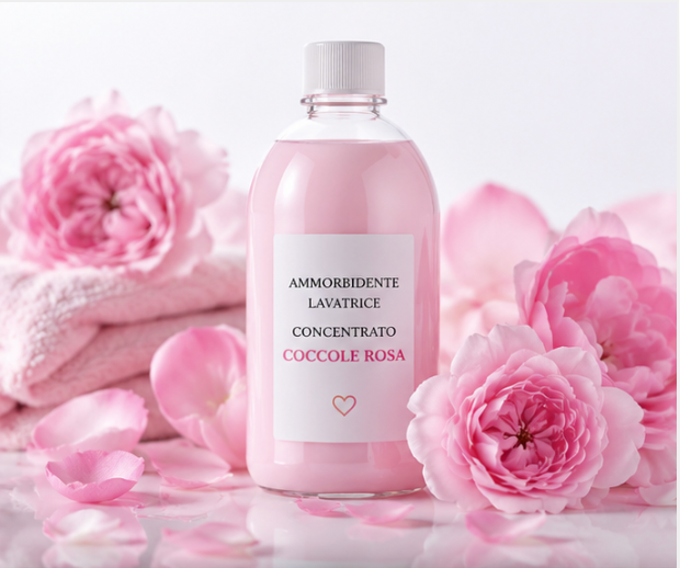 Ammorbidente Lavatrice Concentrato Coccole Rosa