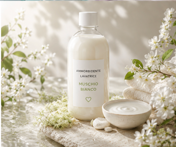Ammorbidente Lavatrice Muschio Bianco