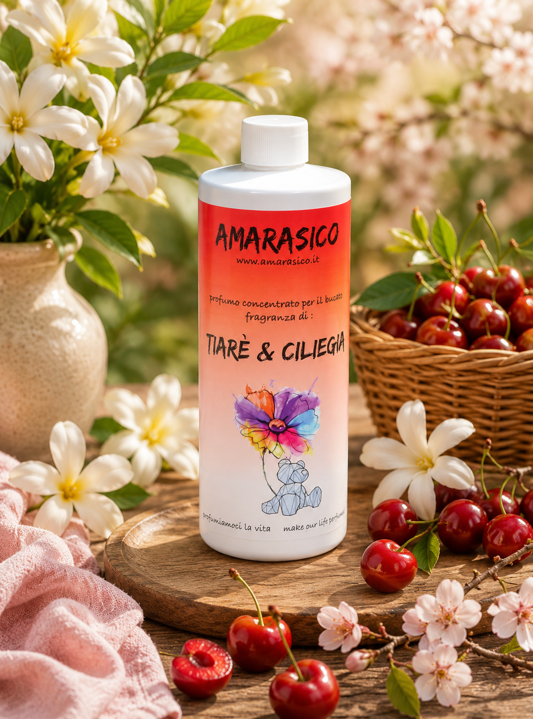 Essenza per bucato AMARASICO Tiarè & Ciliegia